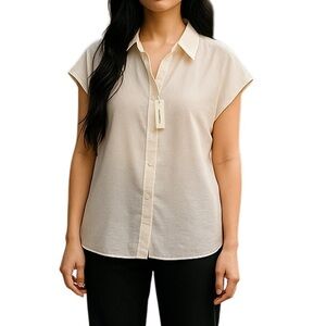 Max Studio Blouse Ivory